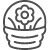 ikona kwiatka w doniczce